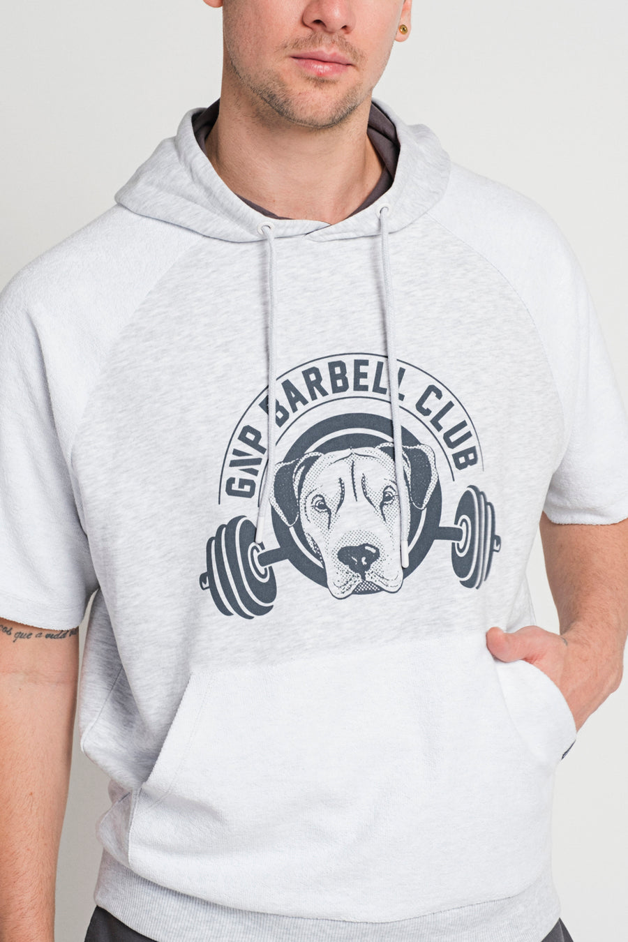 Barbell Club Kısa Kol Sweatshirt