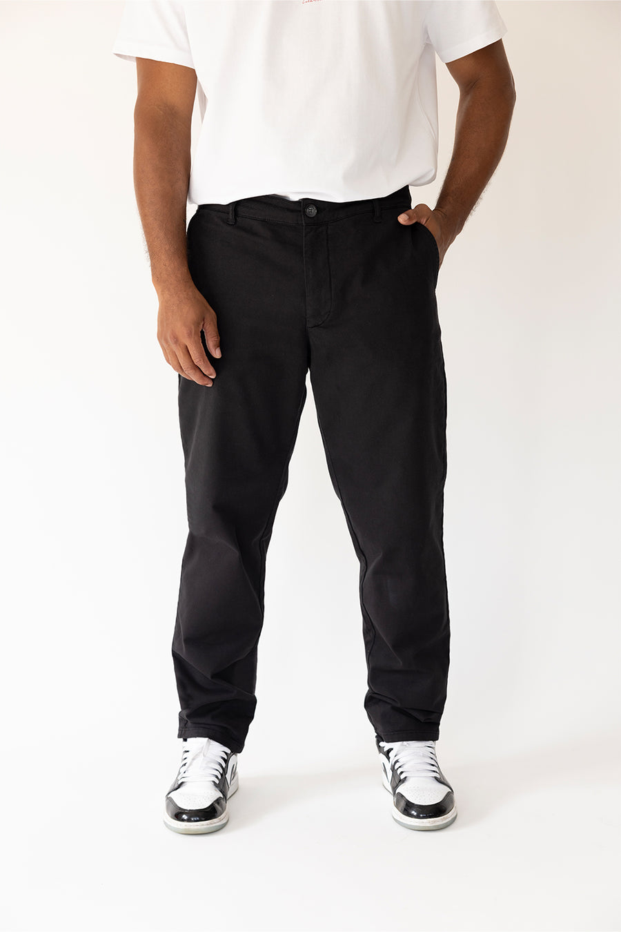 GNP Black Chino Pants 