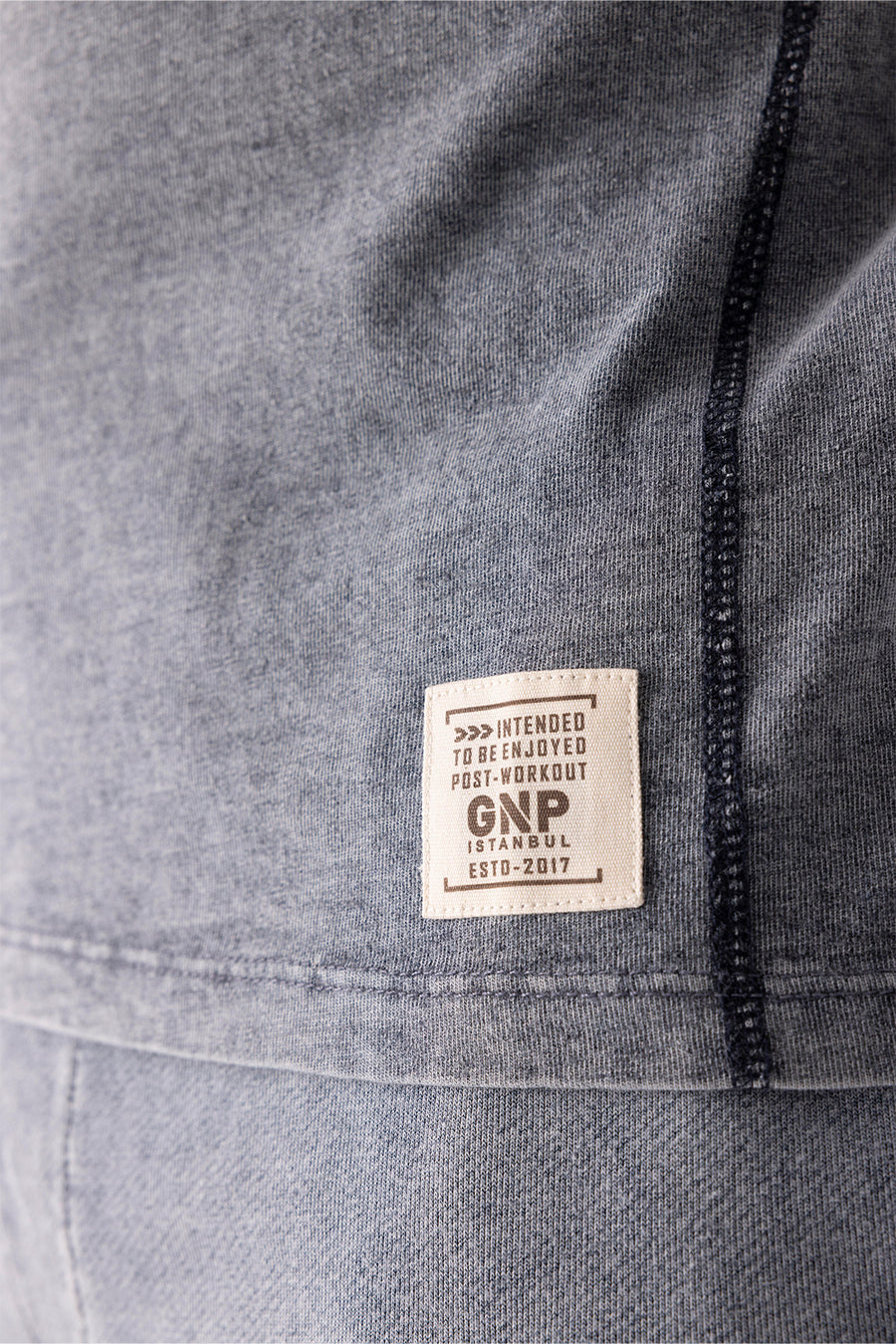 GNP Denim Yıkamalı Kolsuz T-Shirt