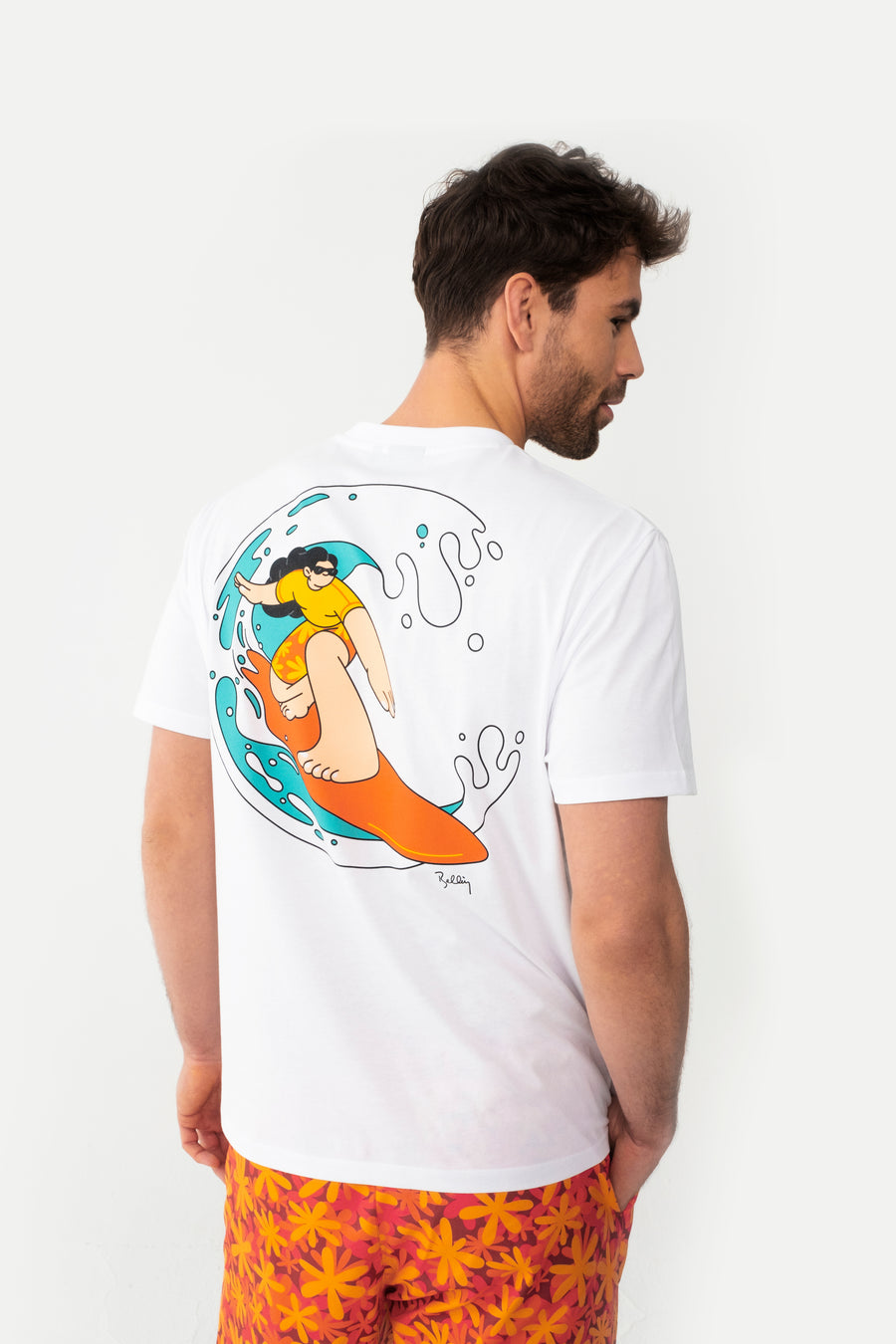 White Surf T-shirt