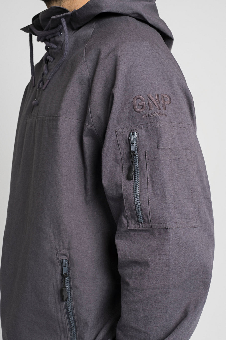 Woven Multi Pocket Sweatshirt and Cargo Trouser Set