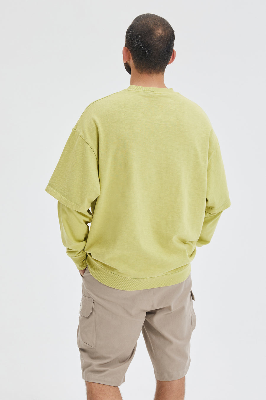 GNP Acid Washed Lemon Oversize Sweatshirt