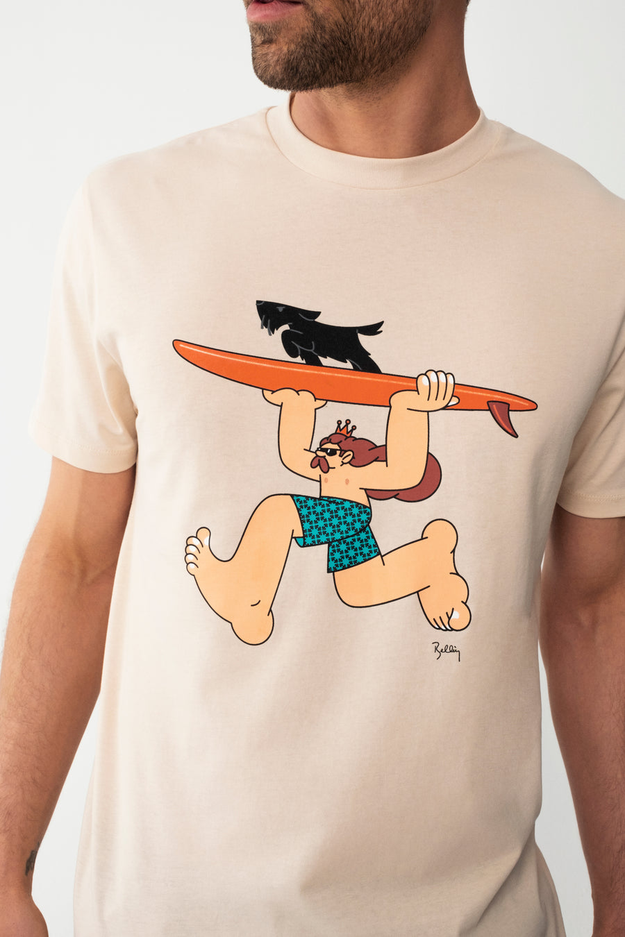 Creme Surf T-shirt