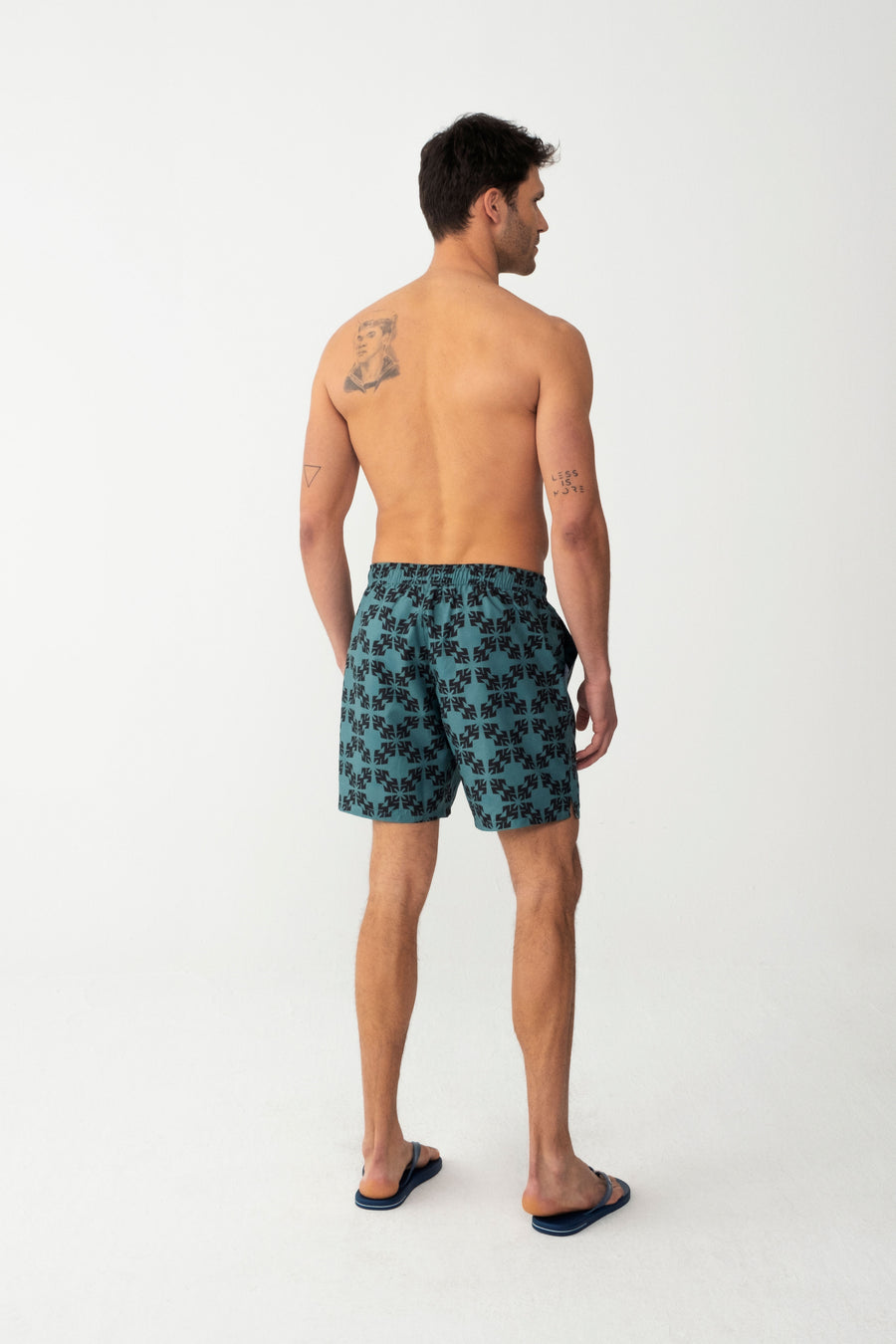 Green Beach Shorts